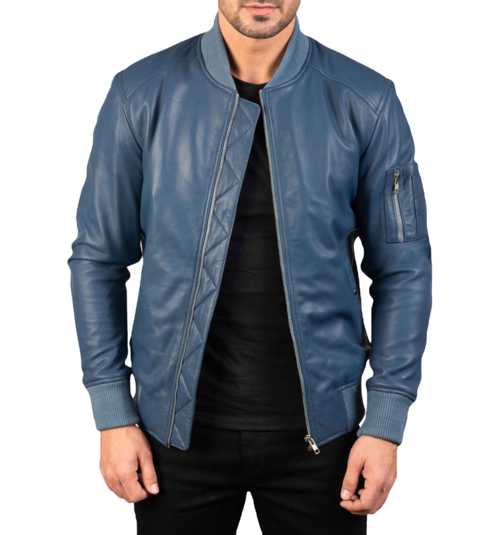 Skyline Blue MA-1 Bomber - Image 6