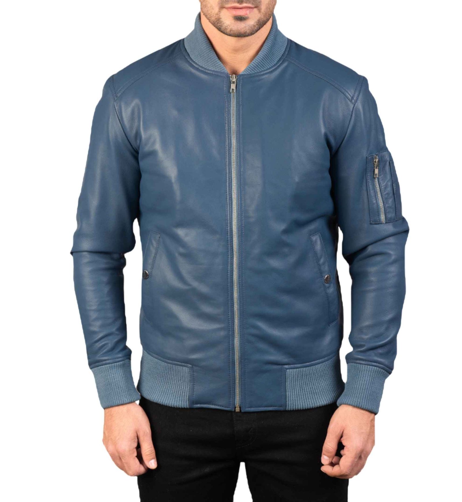Skyline Blue MA-1 Bomber - Image 5