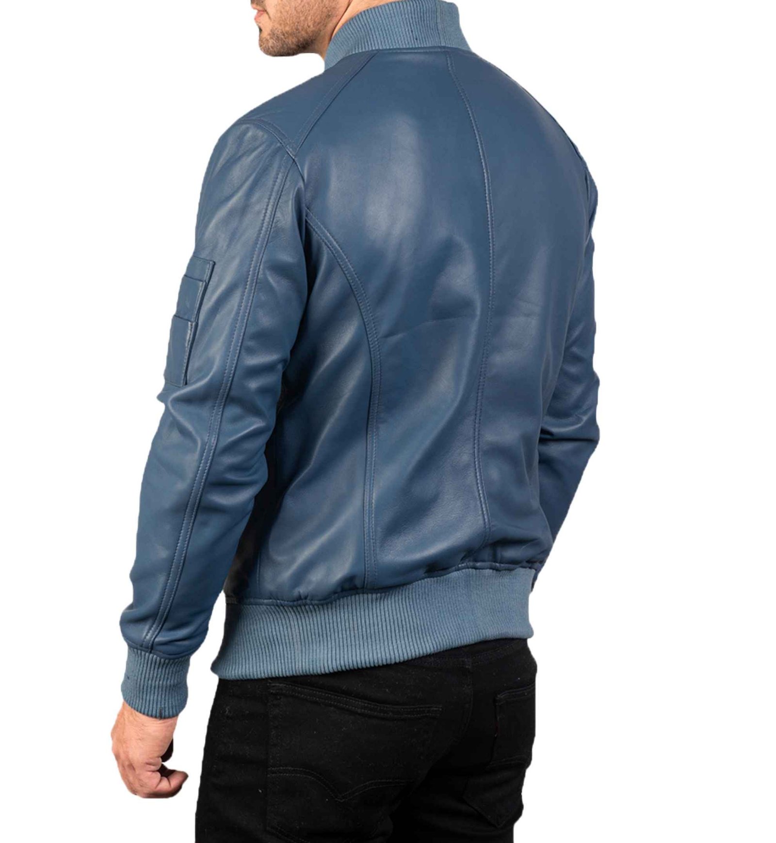 Skyline Blue MA-1 Bomber - Image 4