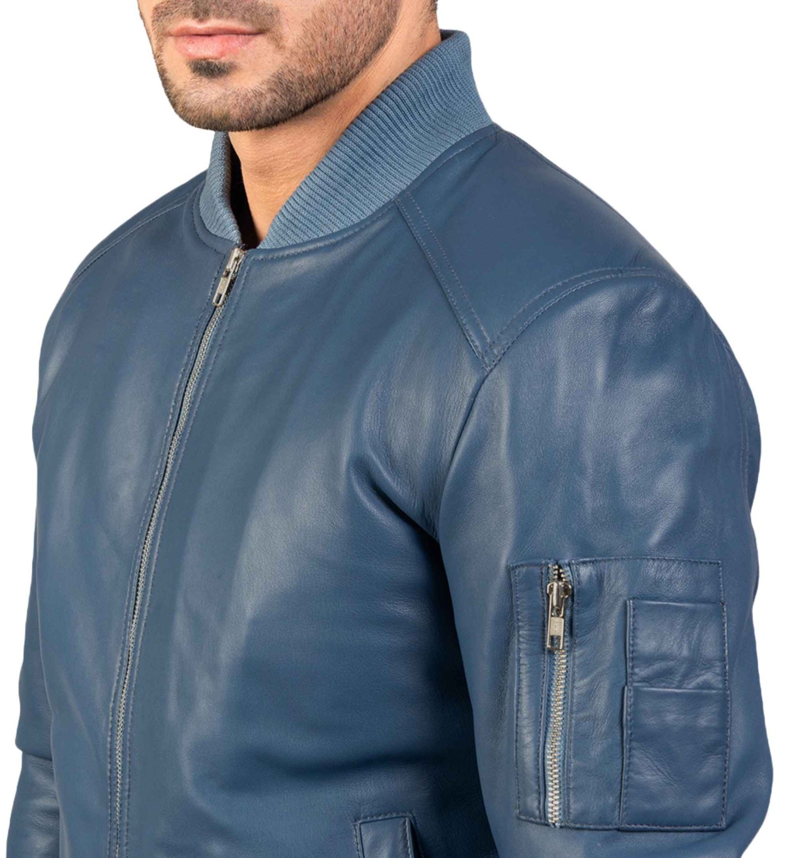 Skyline Blue MA-1 Bomber - Image 3