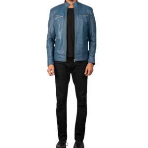 Cobalt Biker Jacket