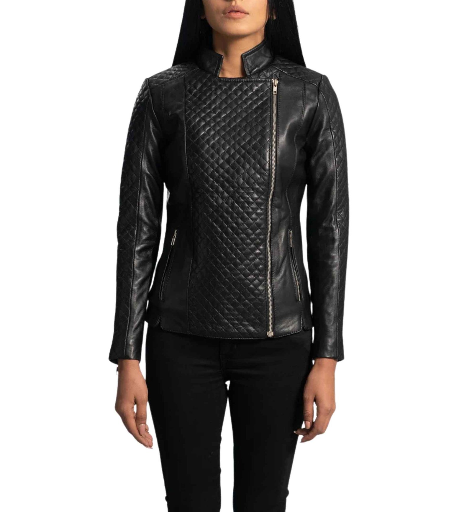 Orient Grain Quilted Black Moto
